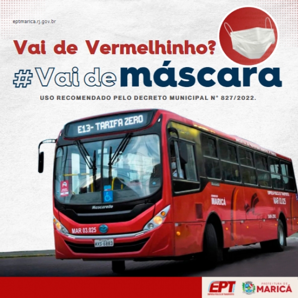 Vai de Vermelhinho? #VaideMáscara