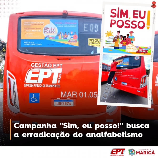 Campanha "Sim, eu posso!" busca a erradicação do analfabetismo