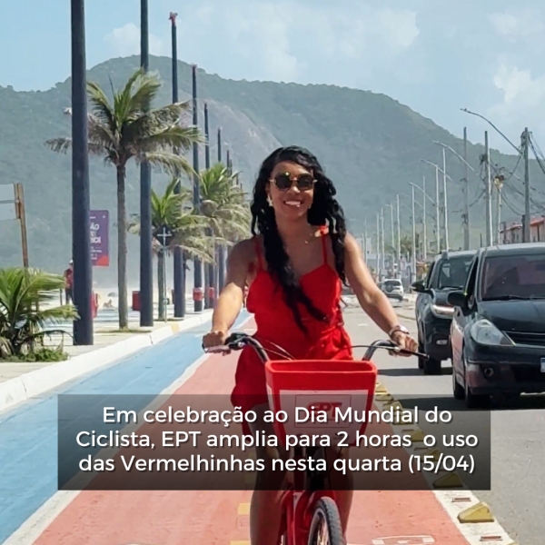 Ampliação marca o dia Mundial do Ciclista