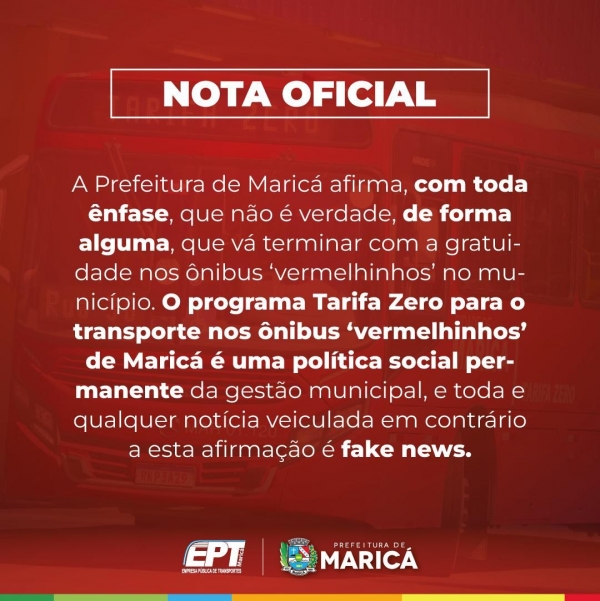 Nota Oficial