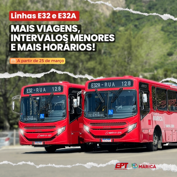 EPT realiza melhorias nas linhas E32 e E32A a partir de 25 de março