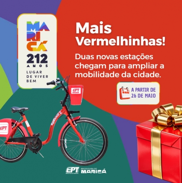 Mais Vermelhinhas para Maricá!