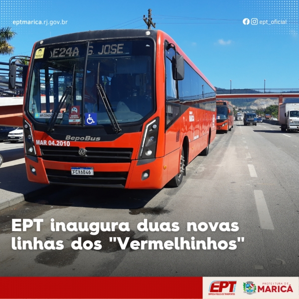 EPT inaugura duas novas linhas dos “Vermelhinhos”