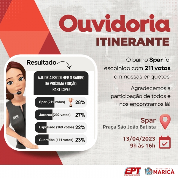 EPT leva Ouvidoria Itinerante para o bairro Spar em Inoã