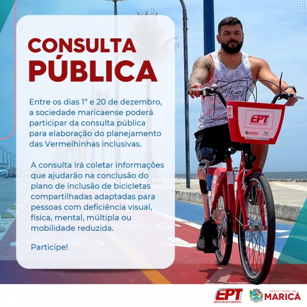 EPT fará consulta pública para vermelhinhas inclusivas