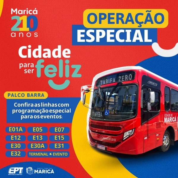 Maricá 210 anos: Confira a operação especial dos Vermelhinhos para a festa que começa esta semana no Palco em Barra de Maricá