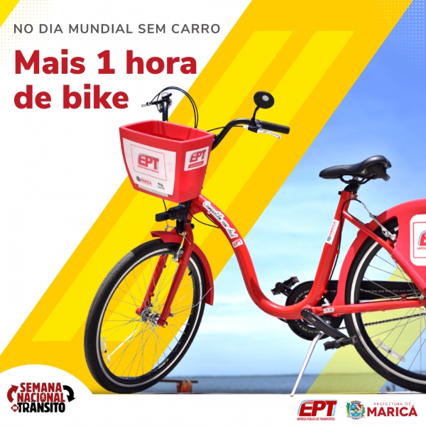 Mais tempo para utilizar as Vermelhinhas no Dia Mundial Sem Carro