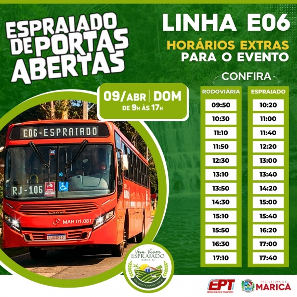 Espraiado de Portas Abertas: horários extras para o evento